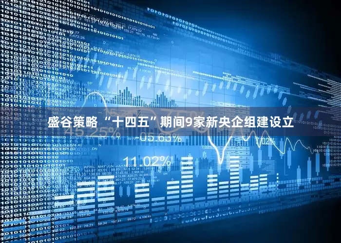 盛谷策略 “十四五”期间9家新央企组建设立