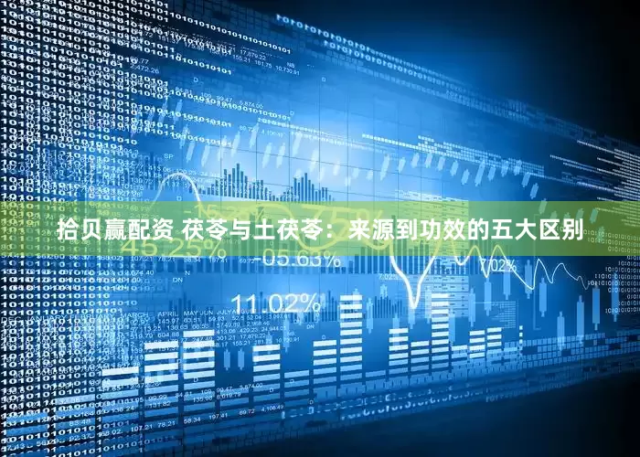 拾贝赢配资 茯苓与土茯苓：来源到功效的五大区别